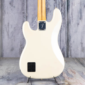 Fender Player II Modified Active Precision Bass Guitar, Olympic Pearl, back closeup