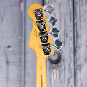 Fender Player II Modified Active Precision Bass Guitar, Olympic Pearl, back headstock