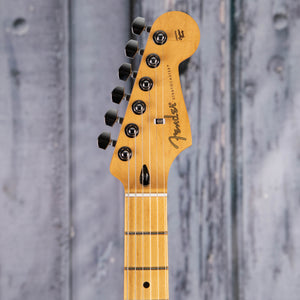 Fender Player II Modified Stratocaster Electric Guitar, Harvest Green Metallic, front headstock