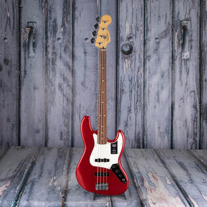 Fender Player Jazz Bass Guitar, Candy Apple Red, front