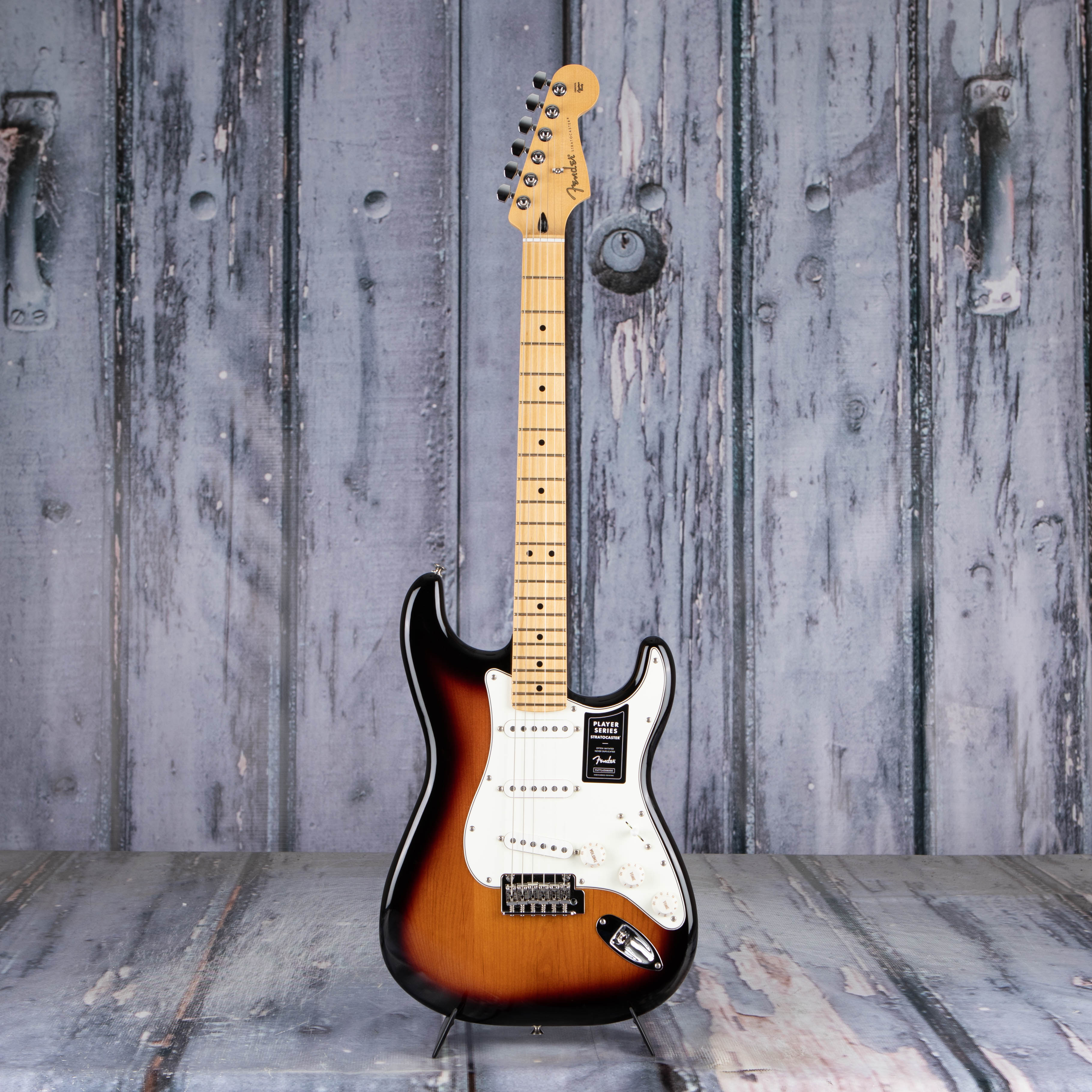 Fender Player Stratocaster Electric Guitar, Maple Fingerboard, Anniversary 2-Color Sunburst, front