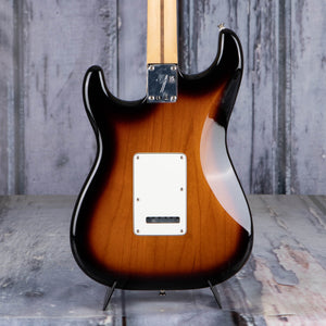 Fender Player Stratocaster Electric Guitar, Pau Ferro Fingerboard, Anniversary 2-Color Sunburst, back closeup