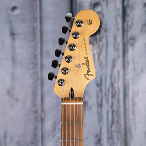 Fender Player Stratocaster Electric Guitar, Pau Ferro Fingerboard, Anniversary 2-Color Sunburst, front headstock
