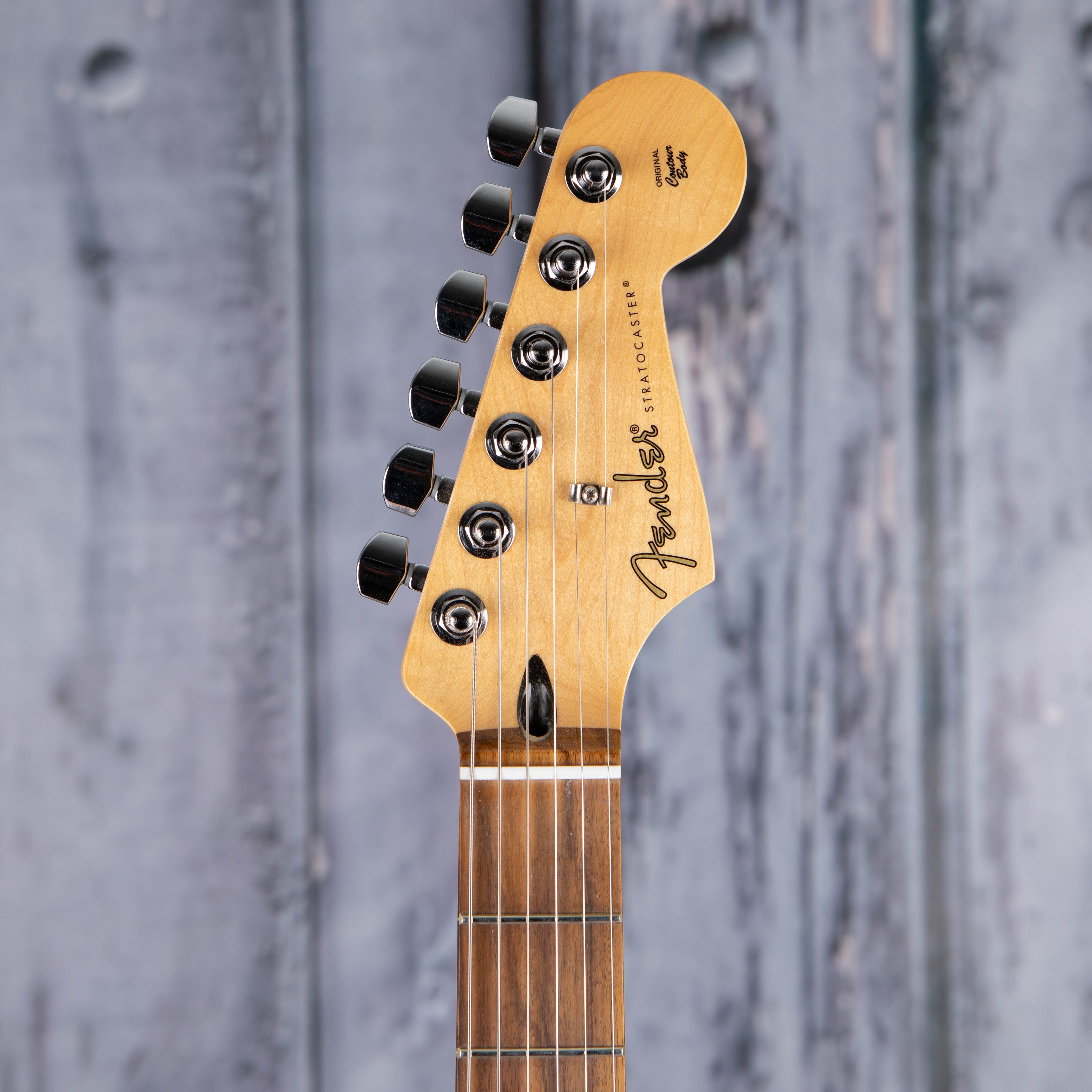 Fender Player Stratocaster Electric Guitar, Pau Ferro Fingerboard, Anniversary 2-Color Sunburst, front headstock