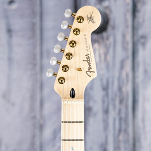 Fender Richie Kotzen Stratocaster Electric Guitar, Transparent White Burst, front headstock