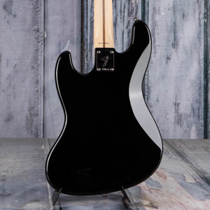Fender U.S.A. Geddy Lee Jazz Bass Guitar, Black, back closeup