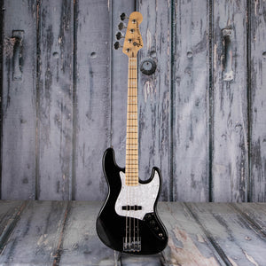Fender U.S.A. Geddy Lee Jazz Bass Guitar, Black, front