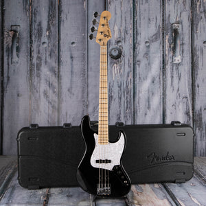 Fender U.S.A. Geddy Lee Jazz Bass Guitar, Black, case