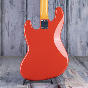 Fender Vintera II '60s Jazz Bass Guitar, Fiesta Red, back closeup
