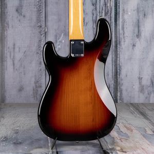 Fender Vintera II '60s Precision Bass Guitar, 3-Color Sunburst, back closeup