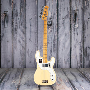 Fender Vintera II '70s Telecaster Bass Guitar, Vintage White, front
