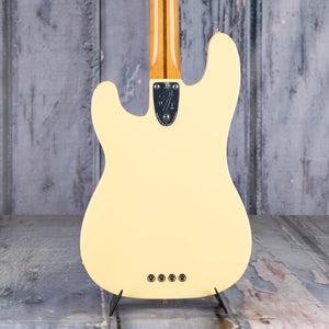 Fender Vintera II '70s Telecaster Bass Guitar, Vintage White, back closeup