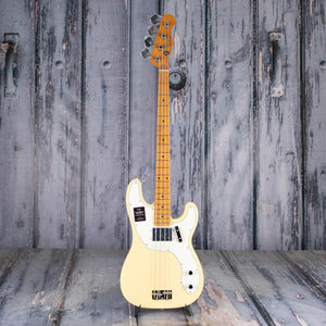 Fender Vintera II '70s Telecaster Bass Guitar, Vintage White, front