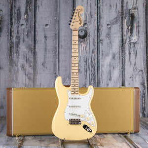 Fender Yngwie Malmsteen Stratocaster Electric Guitar, Vintage White, case