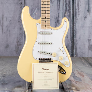 Fender Yngwie Malmsteen Stratocaster Electric Guitar, Vintage White, coa