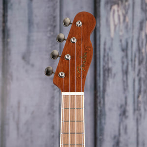Fender Zuma Concert Ukulele, Natural, front headstock