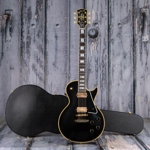 Gibson Custom Shop 1957 Les Paul Custom Reissue VOS Electric Guitar, Ebony, case