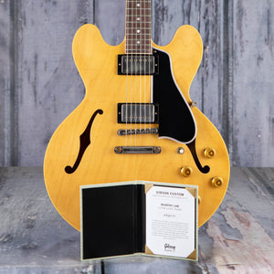 Gibson Custom Shop 1959 ES-335 Reissue Murphy Lab Ultra Light Aged Semi-Hollowbody Guitar, Vintage Natural, coa