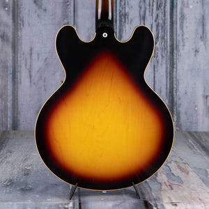 Gibson Custom Shop 1959 ES-335 Reissue VOS Semi-Hollowbody Guitar, Vintage Burst, back closeup