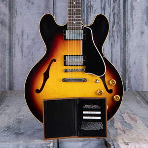 Gibson Custom Shop 1959 ES-335 Reissue VOS Semi-Hollowbody Guitar, Vintage Burst, coa