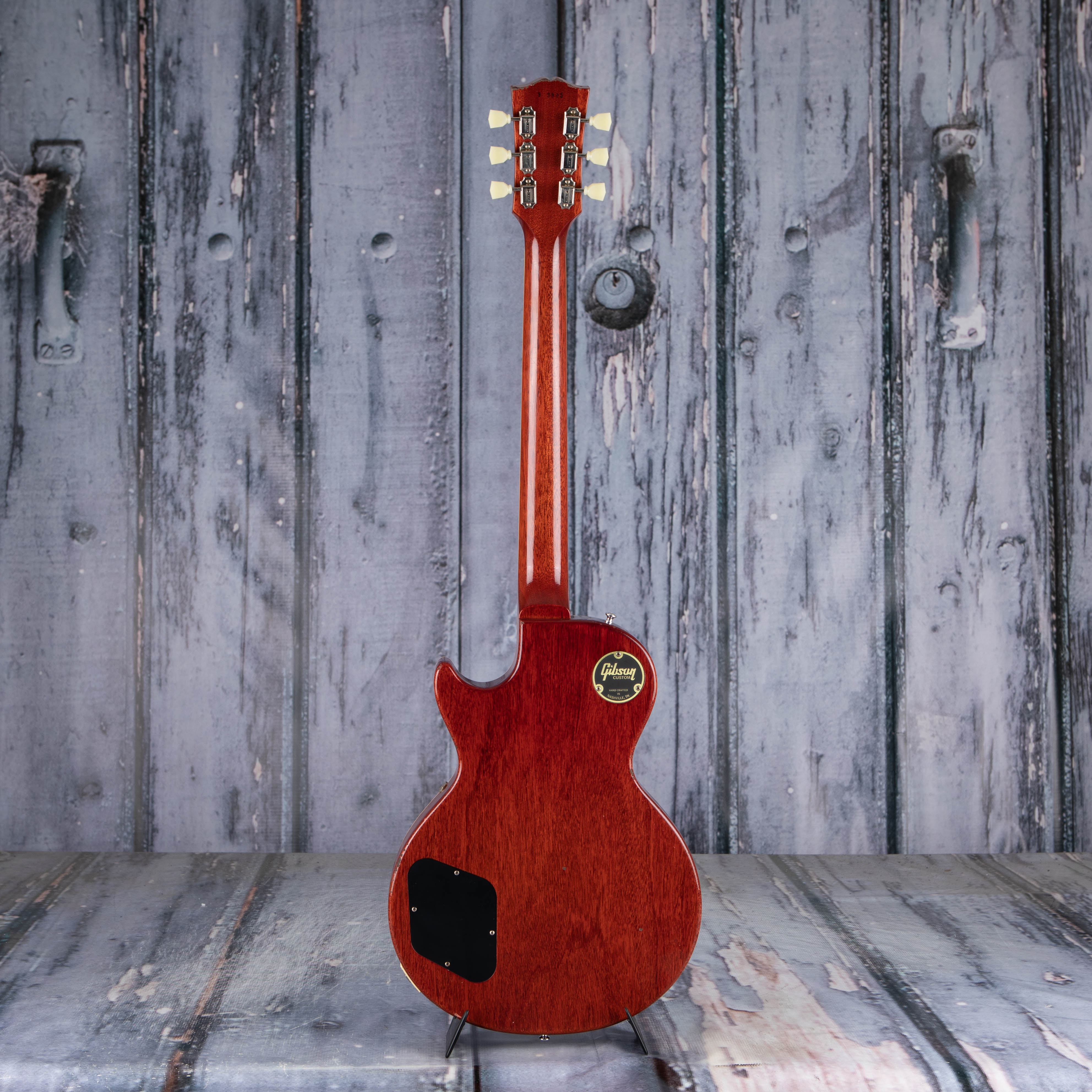 Gibson Custom Shop 1959 Les Paul Standard Murphy Lab Light Aged Electric Guitar, Cherry Tea Burst, back