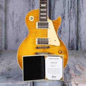 Gibson Custom Shop 1959 Les Paul Standard Reissue Murphy Lab Light Aged Electric Guitar, Dirty Lemon, coa