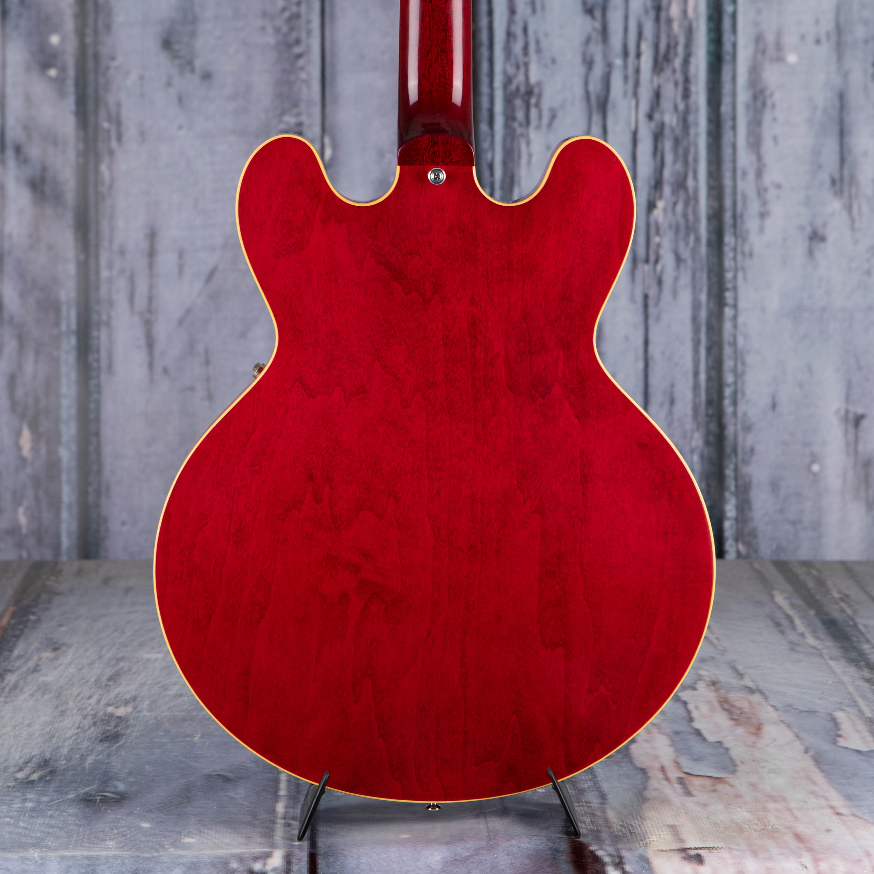 Gibson Custom Shop 1961 ES-335 Reissue VOS Semi-Hollowbody Guitar, Sixties Cherry, back closeup