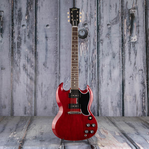 Gibson Custom Shop 1963 SG Special Reissue Lightning Bar VOS Electric Guitar, Cherry Red, front