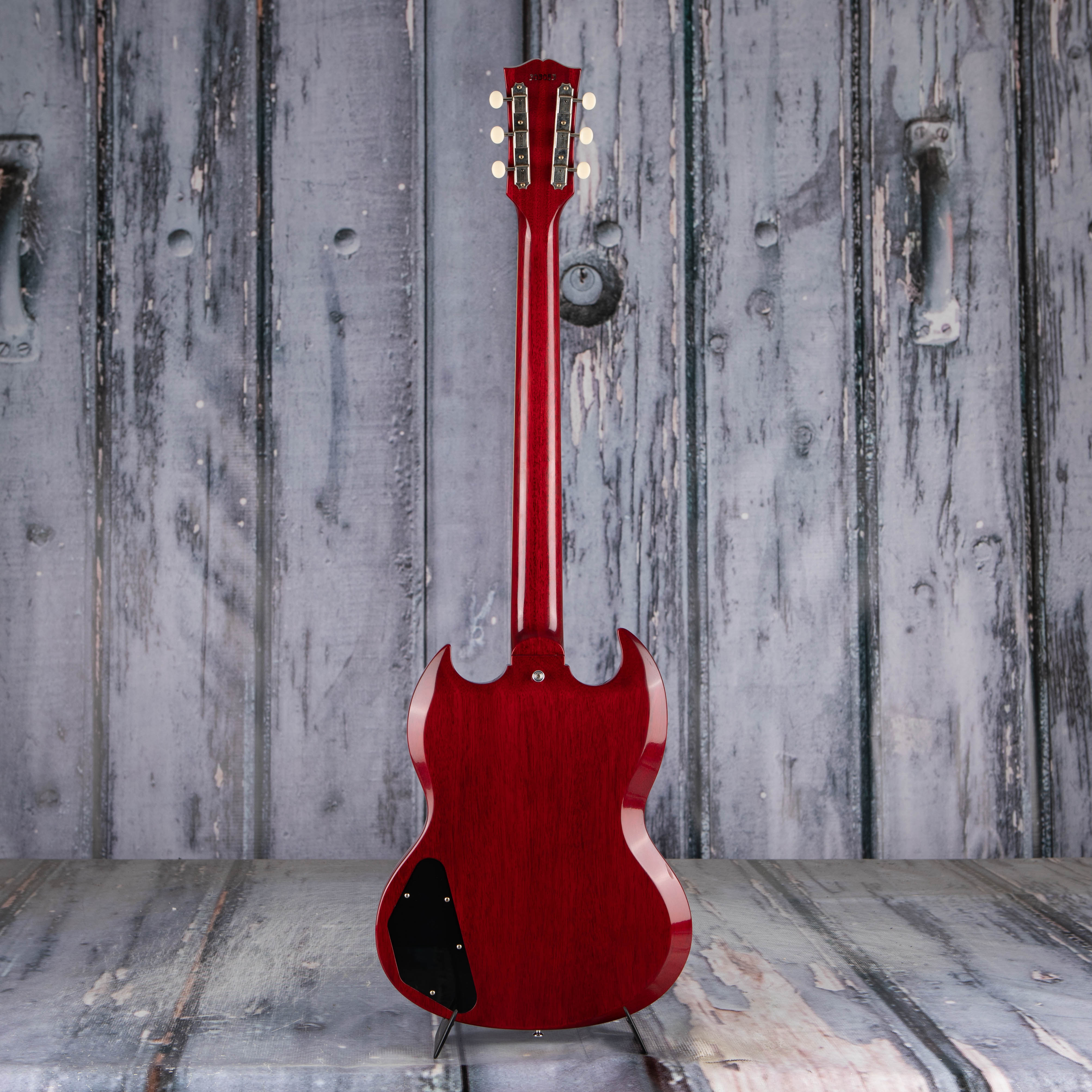 Gibson Custom Shop 1963 SG Special Reissue Lightning Bar VOS Electric Guitar, Cherry Red, back