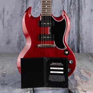 Gibson Custom Shop 1963 SG Special Reissue Lightning Bar VOS Electric Guitar, Cherry Red, coa