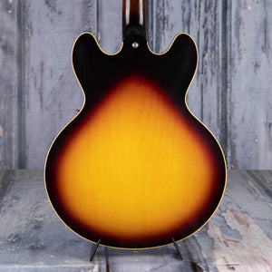 Gibson Custom Shop 1964 ES-335 Reissue Semi-Hollowbody Guitar, Vintage Burst, back closeup