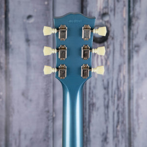 Gibson Custom Shop 1964 SG Standard W/ Maestro Vibrola Murphy Lab Ultra Light Aged Electric Guitar, Pelham Blue, back headstock