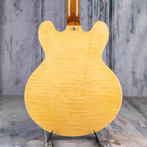 Gibson ES-335 Figured Semi-Hollowbody Guitar, Antique Natural, back closeup