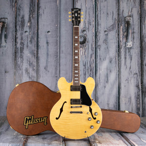 Gibson ES-335 Figured Semi-Hollowbody Guitar, Antique Natural, case