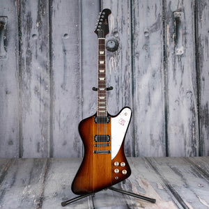 Gibson Firebird Platypus Electric Guitar, Tobacco Sunburst, front
