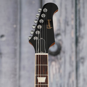 Gibson Firebird Platypus Electric Guitar, Tobacco Sunburst, front headstock