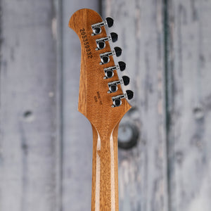 Gibson Firebird Platypus Electric Guitar, Tobacco Sunburst, back headstock