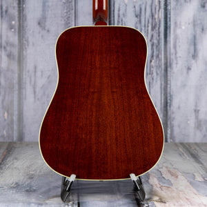 Gibson Hummingbird Original Acoustic/Electric Guitar, Antique Natural, back closeup