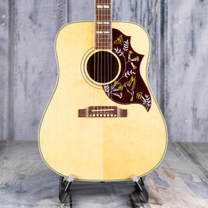 Gibson Hummingbird Original Acoustic/Electric Guitar, Antique Natural, front closeup