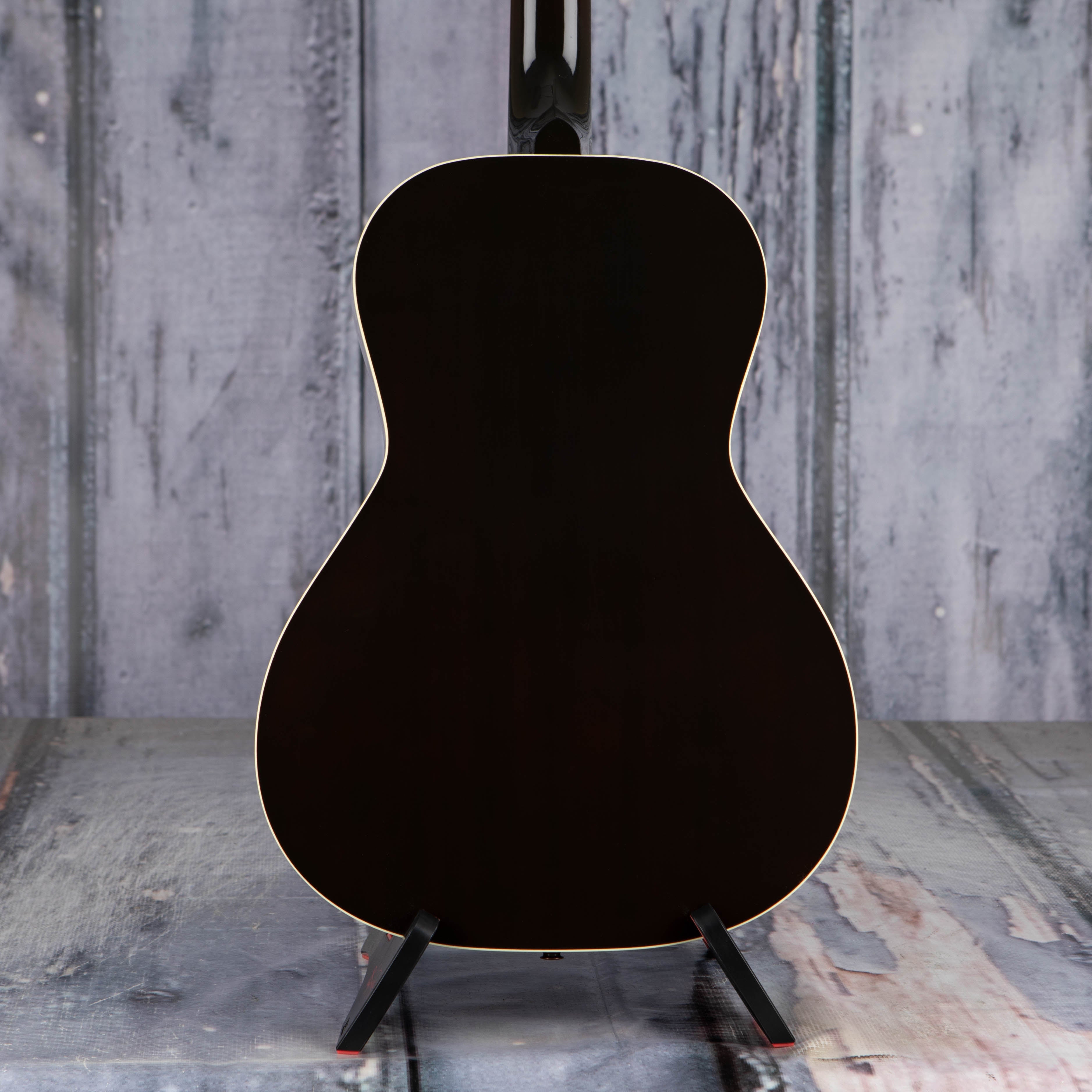Gibson L-00 Standard Acoustic/Electric Guitar, Vintage Sunburst, back closeup