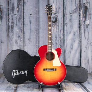 Gibson Les Paul Parlor Acoustic/Electric Guitar, Vintage Cherry Sunburst, case