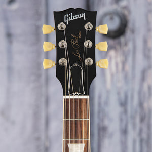 Gibson Limited Edition Les Paul Standard 50s Double Trouble Electric Guitar, Vintage Bourbon Burst Gloss, front headstock