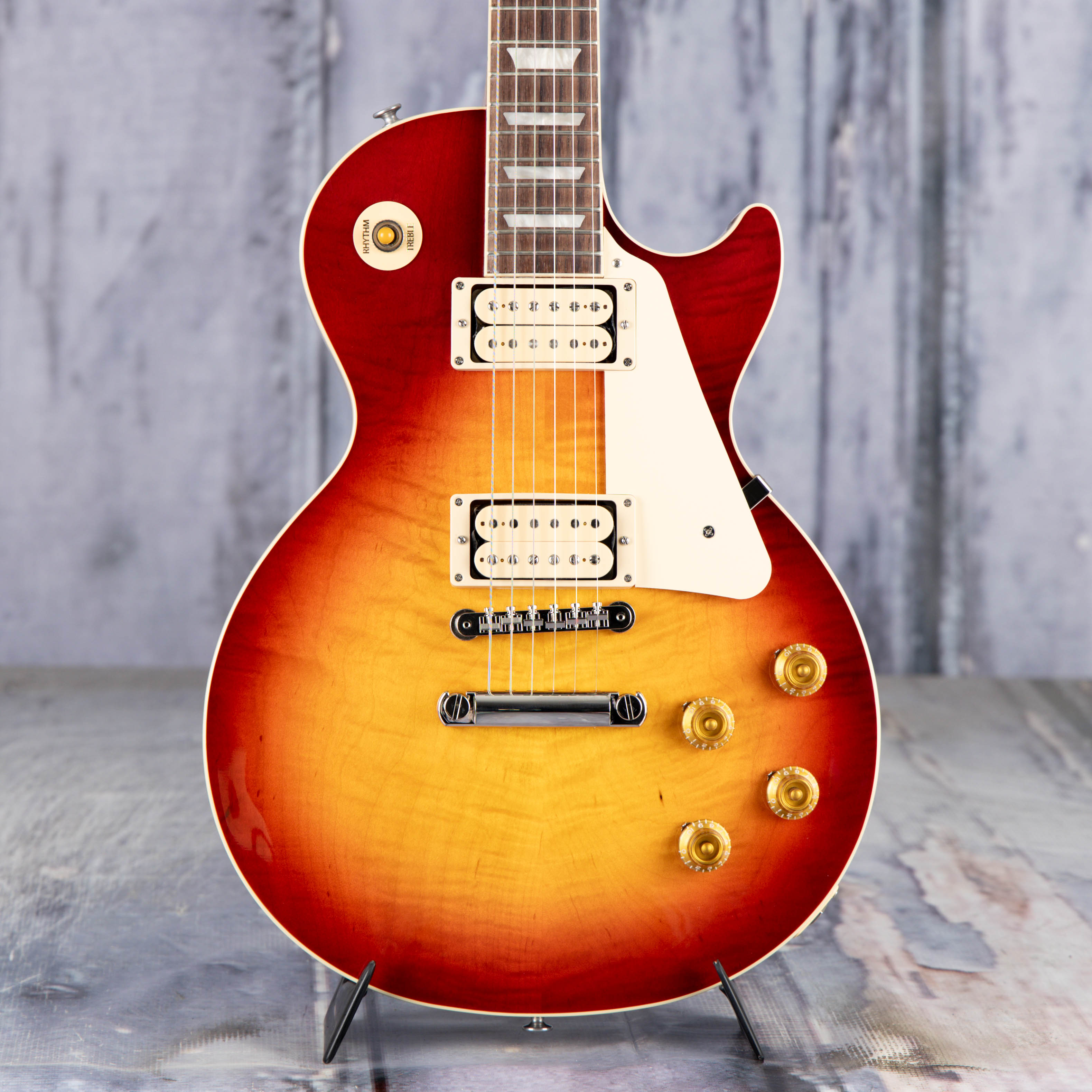 Gibson Limited Edition Les Paul Standard 50s Double Trouble Electric Guitar, Vintage Bourbon Burst Gloss, front closeup