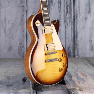 Gibson Limited Edition Les Paul Standard 50s Double Trouble Electric Guitar, Vintage Tobacco Burst Gloss, angle