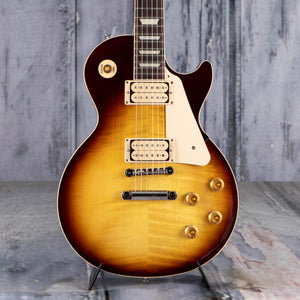 Gibson Limited Edition Les Paul Standard 50s Double Trouble Electric Guitar, Vintage Tobacco Burst Gloss, front closeup