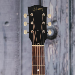 Gibson Montana 60s J-45 Original Acoustic Guitar, Ebony, front headstock