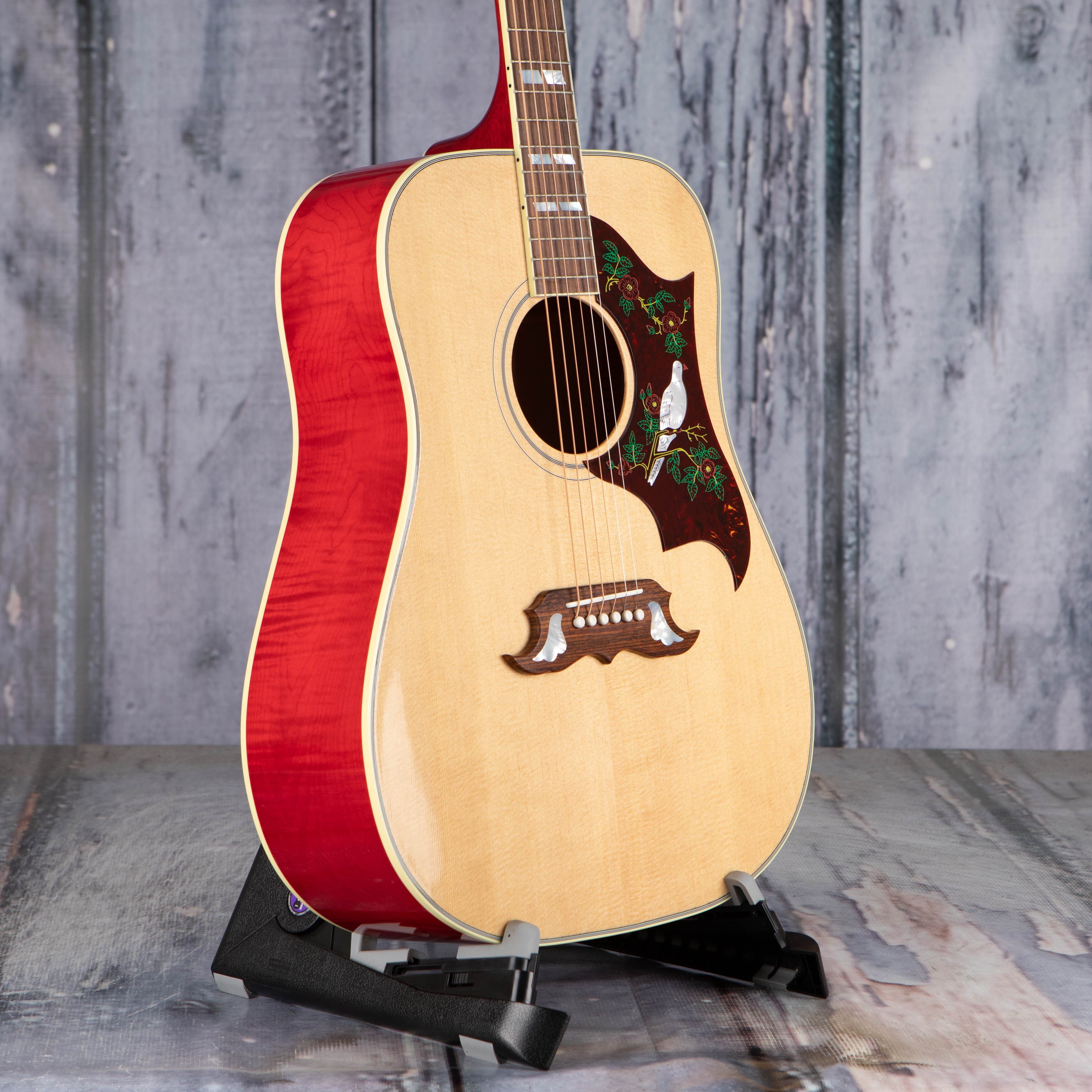 Gibson Montana Dove Original Acoustic/Electric Guitar, Antique Natural, angle