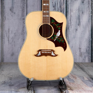 Gibson Montana Dove Original Acoustic/Electric Guitar, Antique Natural, front closeup
