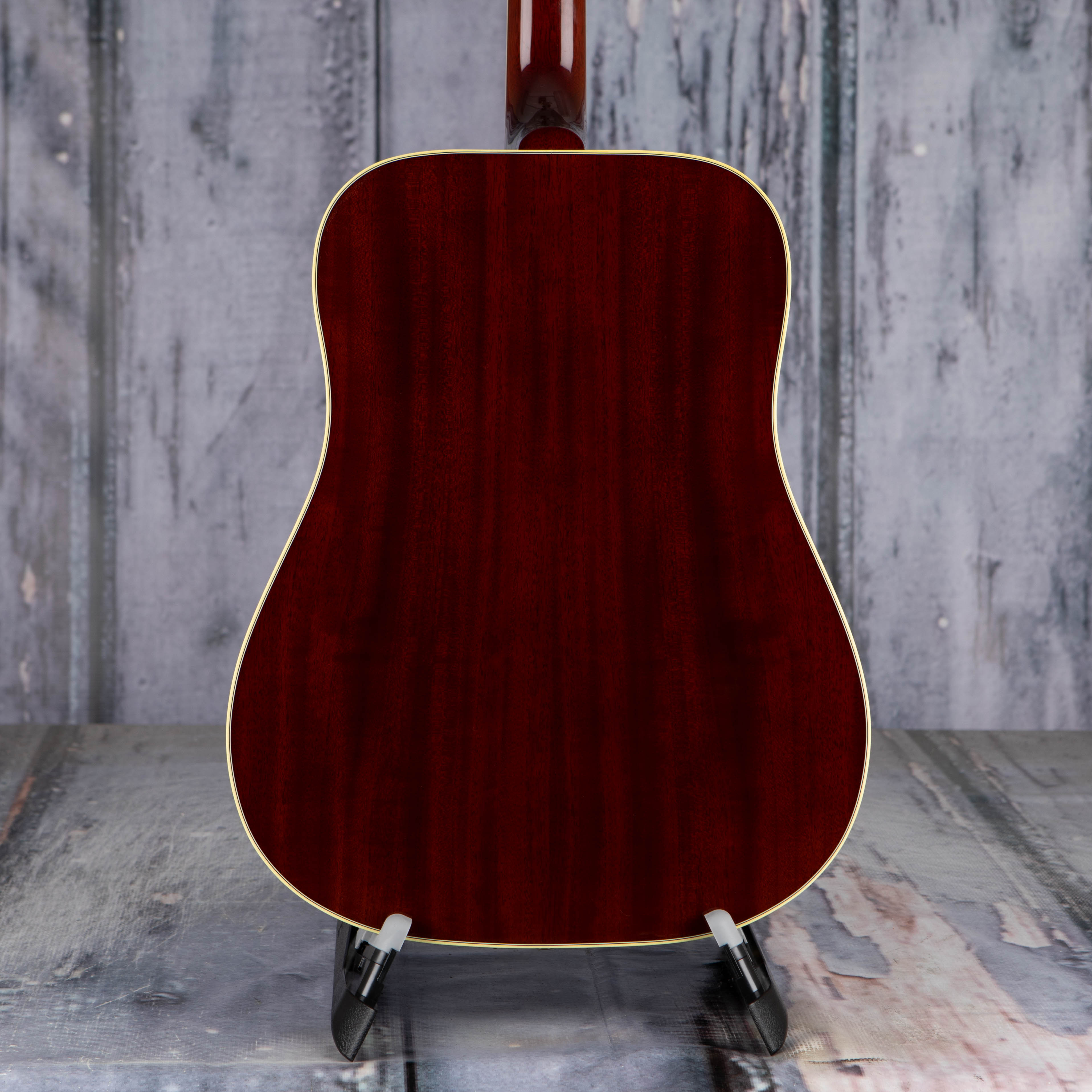 Gibson Montana Hummingbird Original Acoustic/Electric Guitar, Antique Natural, back closeup
