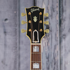 Gibson Montana SJ-200 Original Acoustic/Electric Guitar, Antique Natural, front headstock